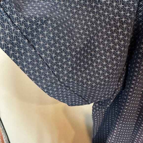 Ted Baker 7/3X Navy Patterned Shirt - Picture 3 of 11